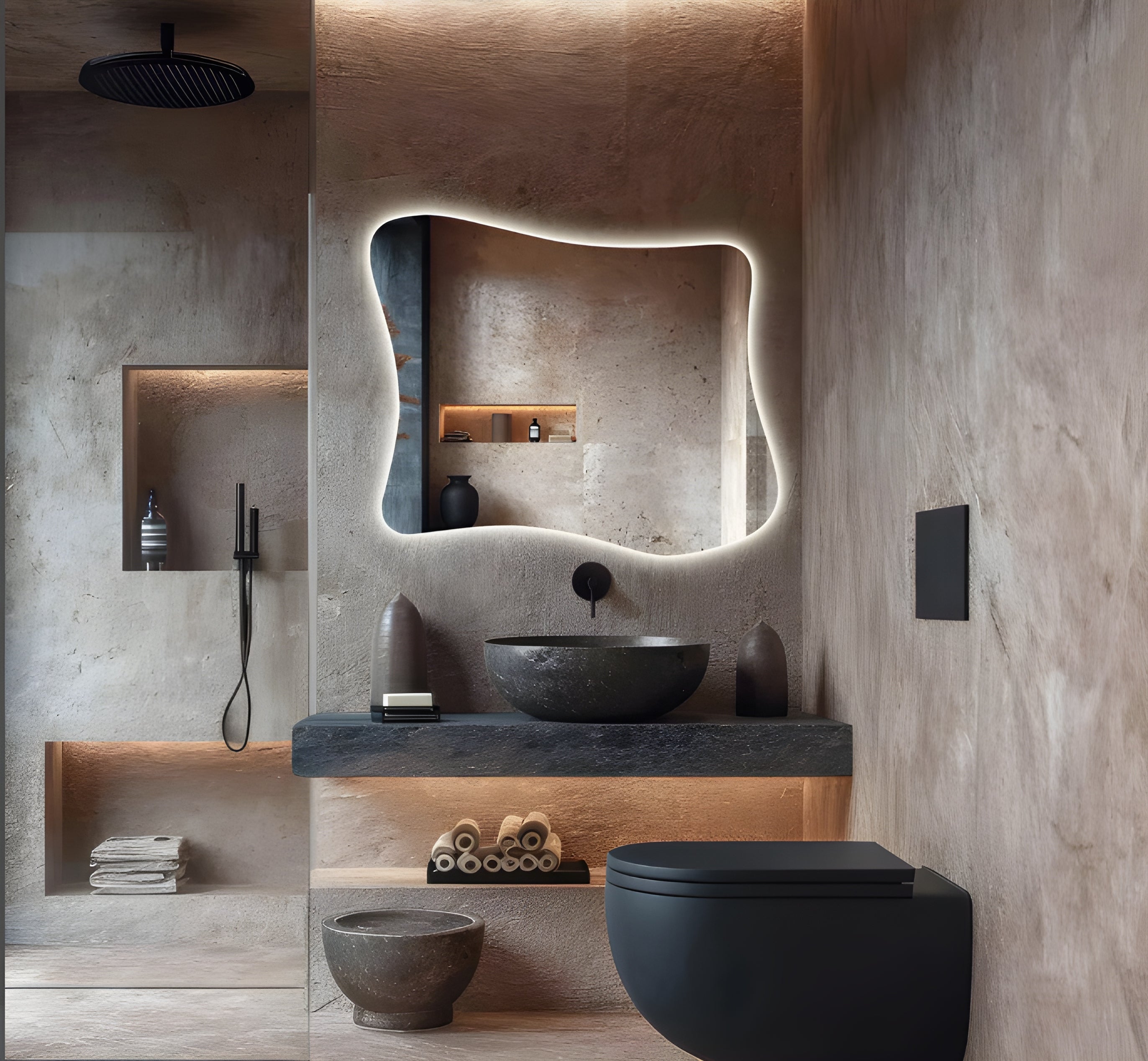 Modern Vanity Lighted Wall Mirror (BL009)