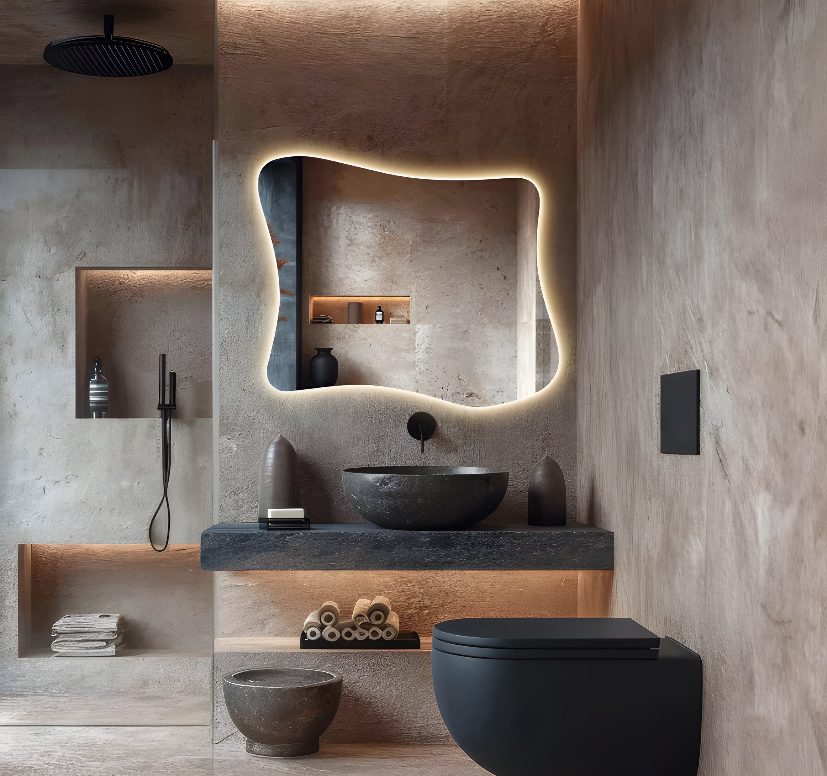 Modern Vanity Lighted Wall Mirror (BL009)