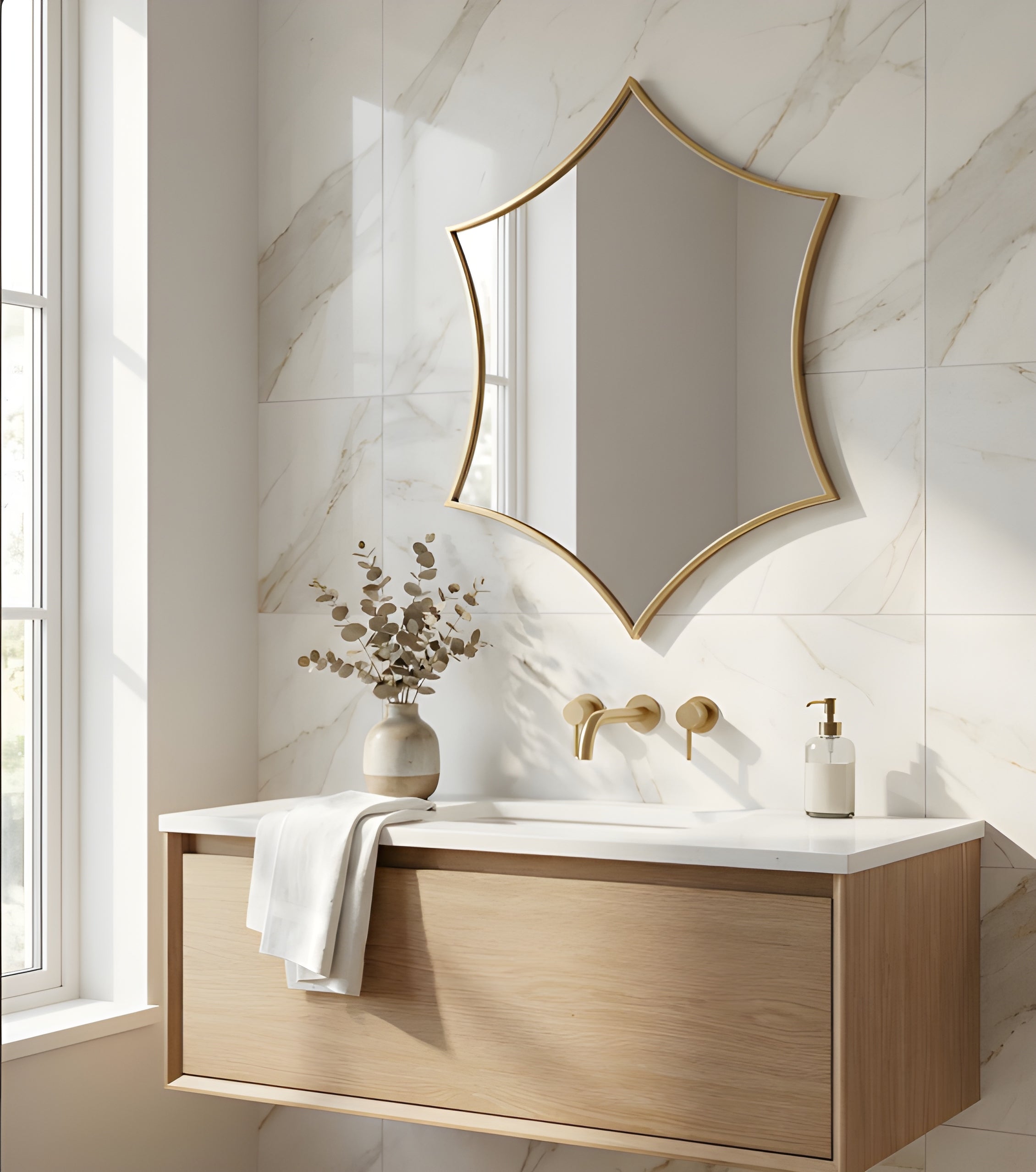Modern Gothic Arch Wall Mirror (MM019)