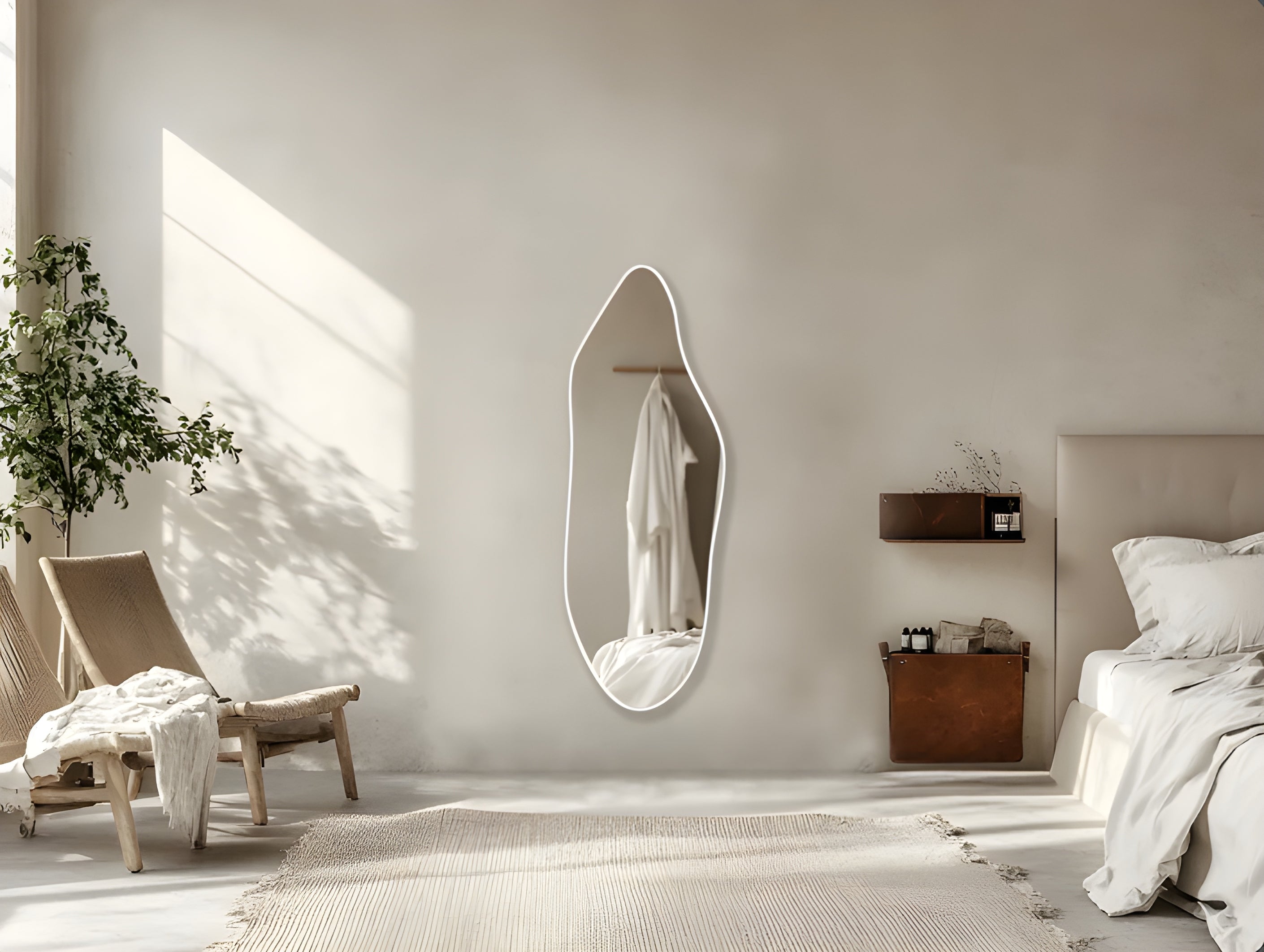 Modern Organic Irregular Wall Mirror (MM004)