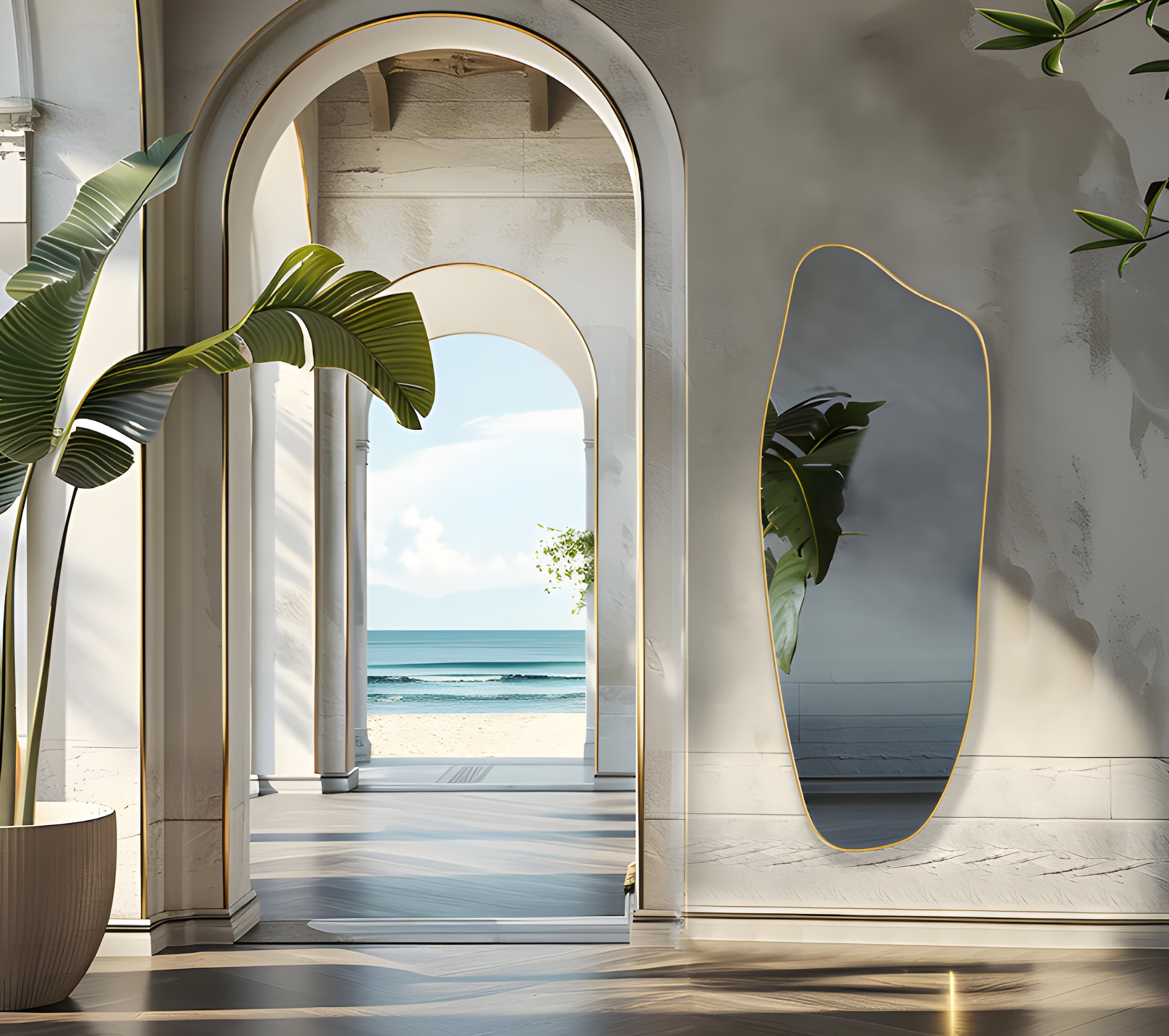 Modern Minimalist Accent Mirror (MM032)