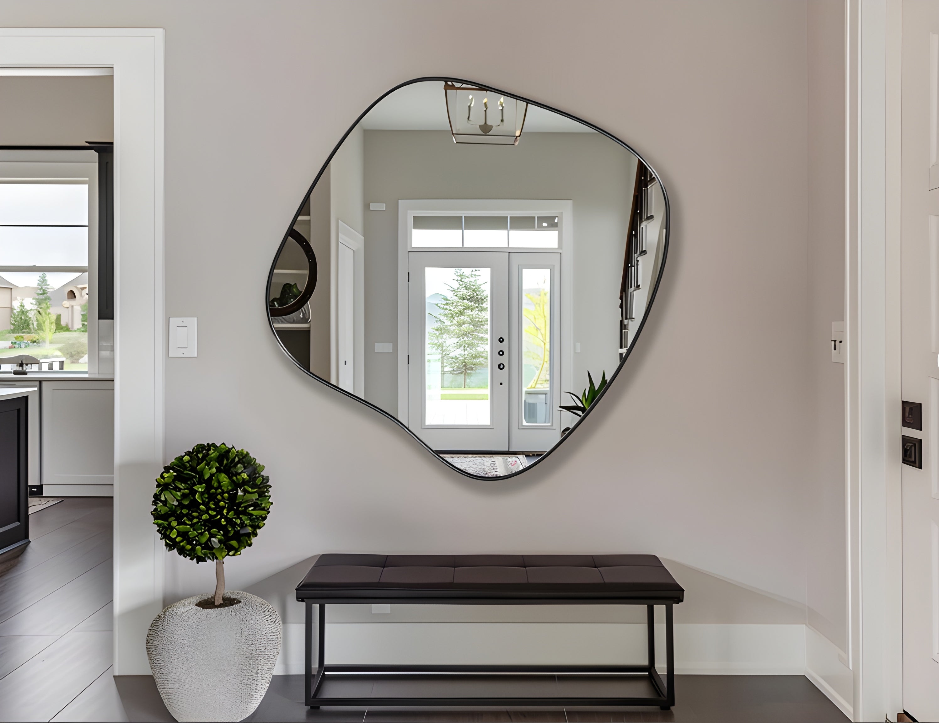 Modern Irregular Accent Mirror (MM034)
