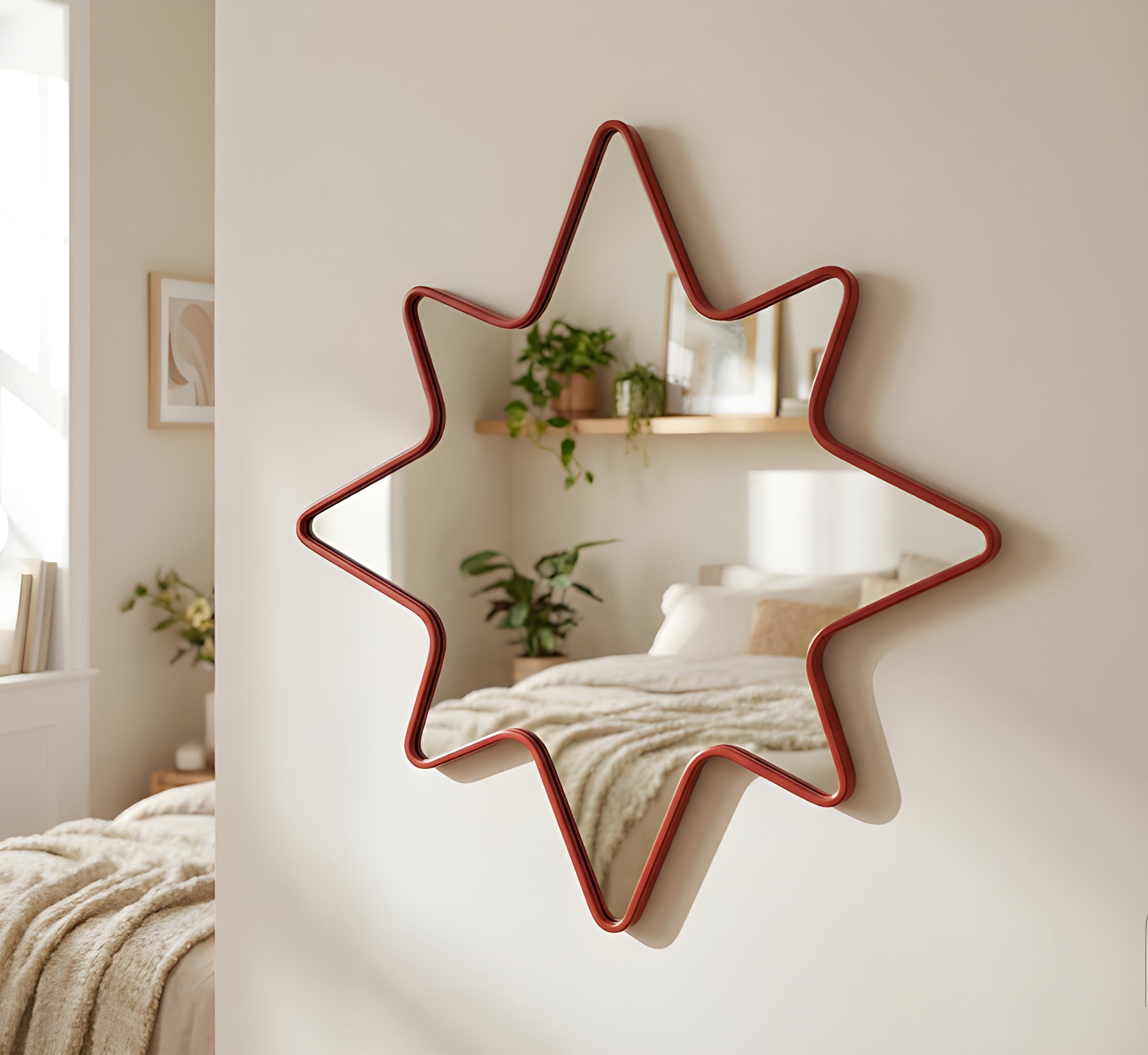 Modern Starburst Wall Mirror (MM020)