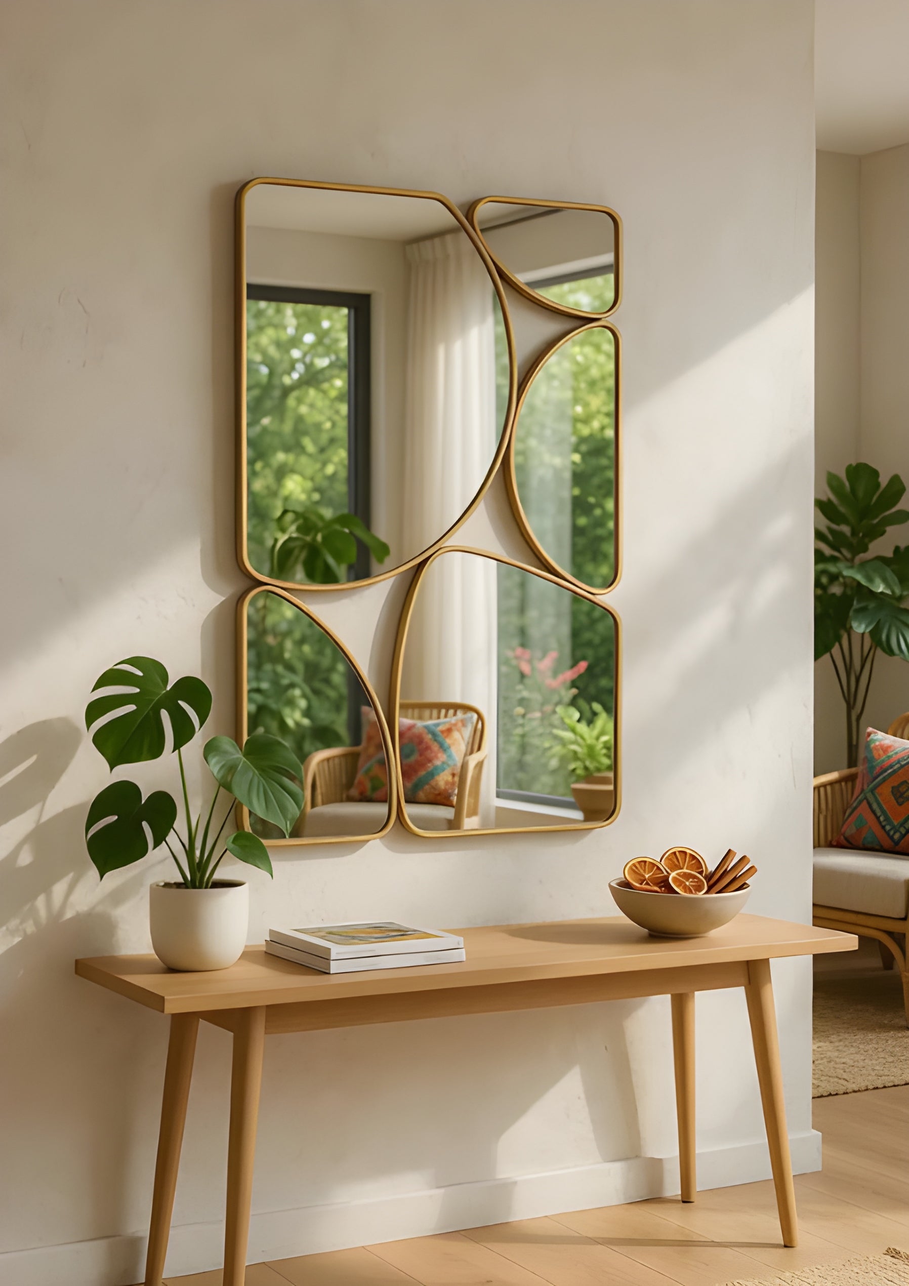 Abstract Segmented Accent Mirror (MM025)