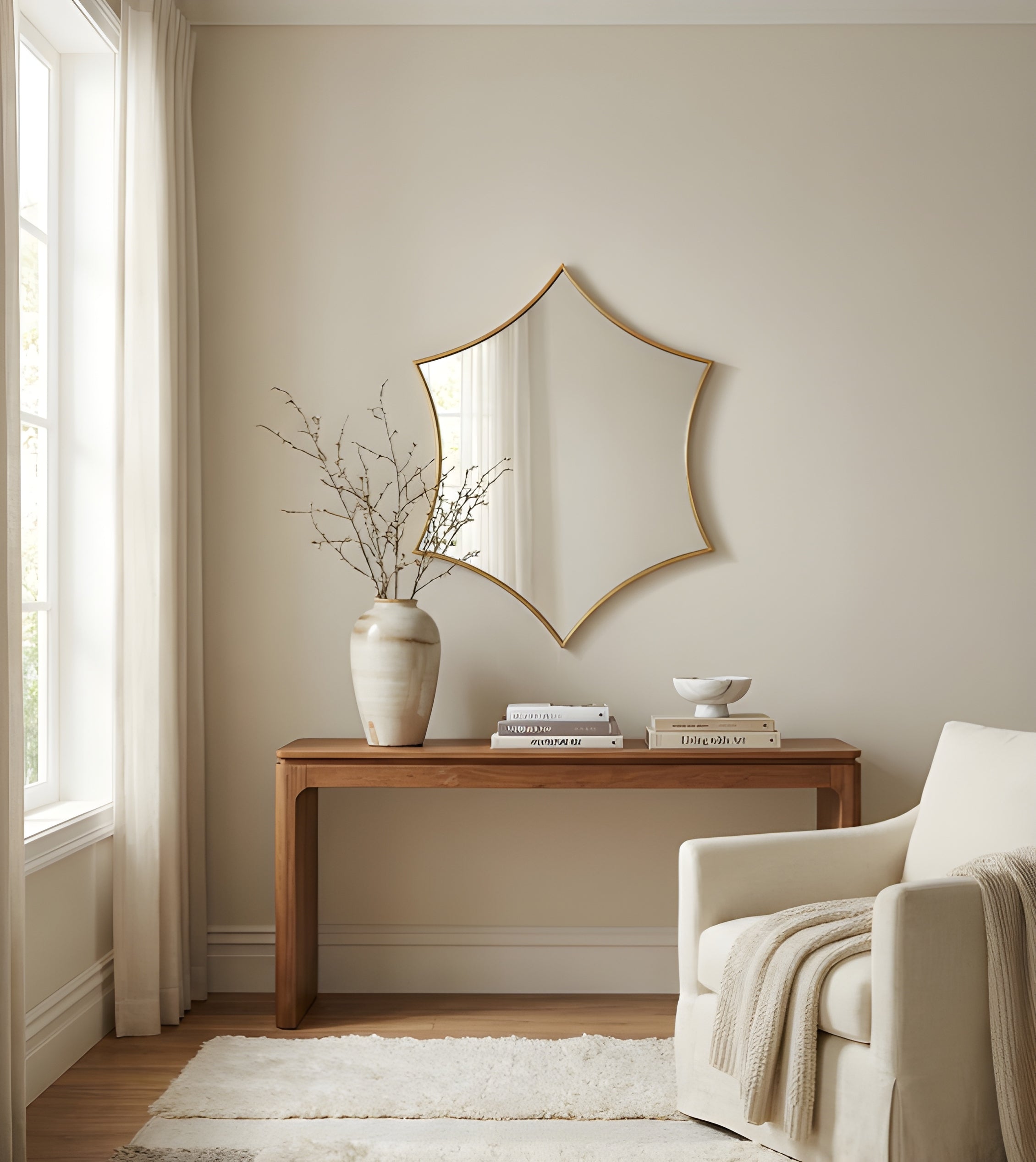 Modern Gothic Arch Wall Mirror (MM019)