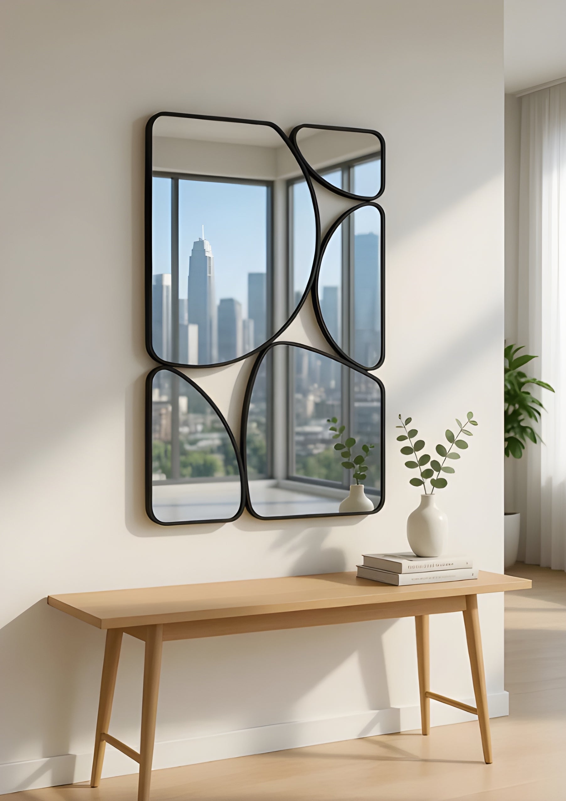 Abstract Segmented Accent Mirror (MM025)