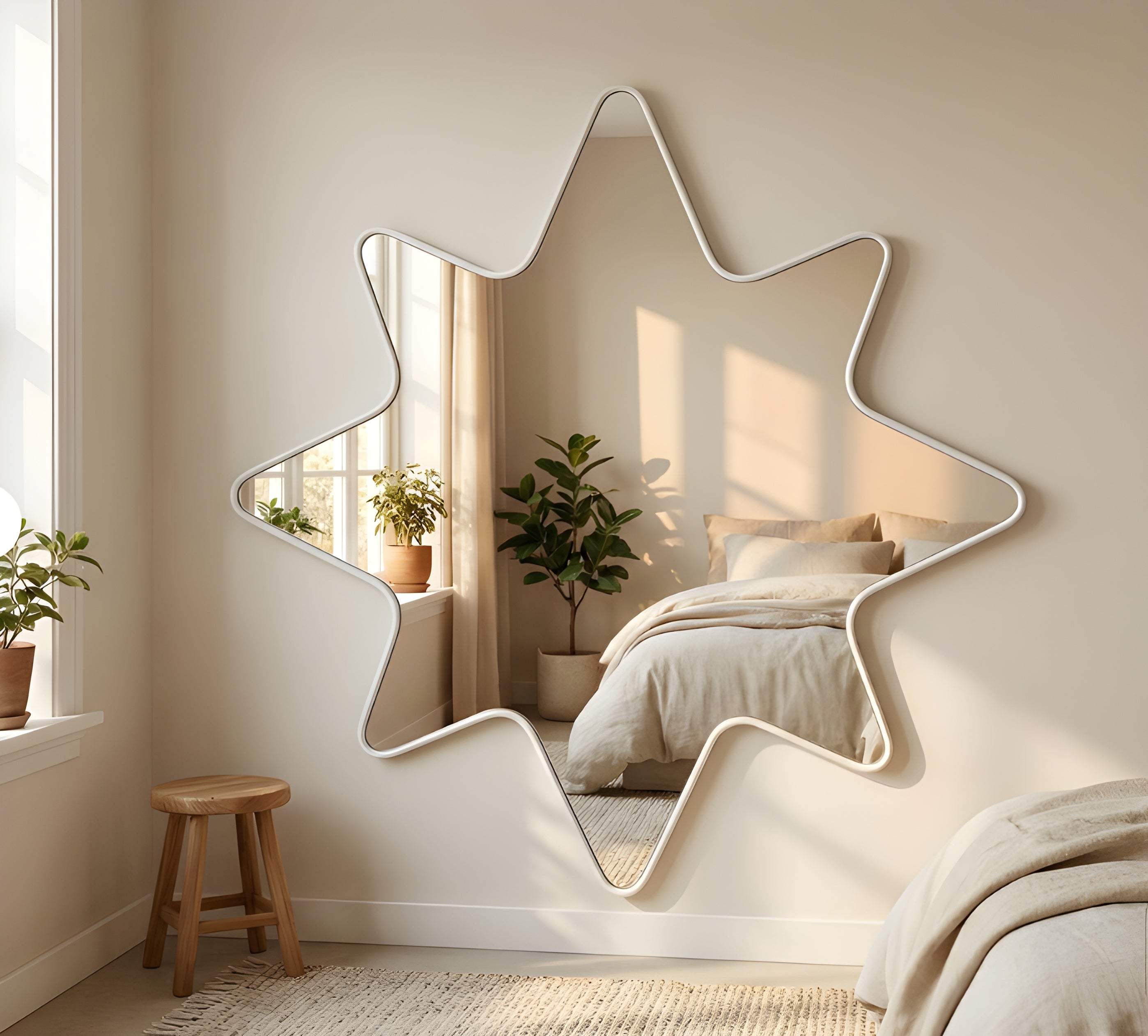Modern Starburst Wall Mirror (MM020)
