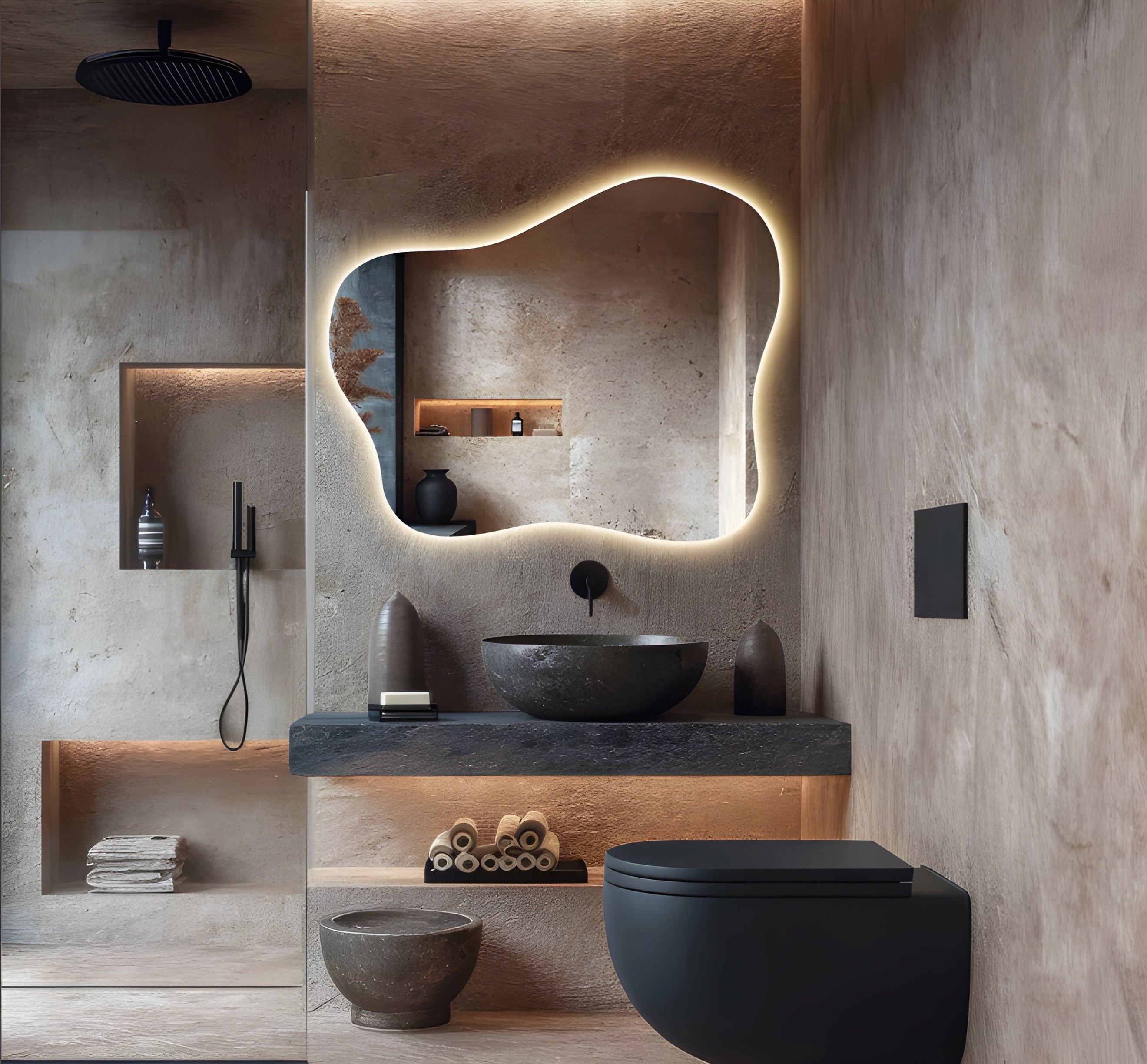 Wall-Mounted Backlit Vanity Mirror (BL006)