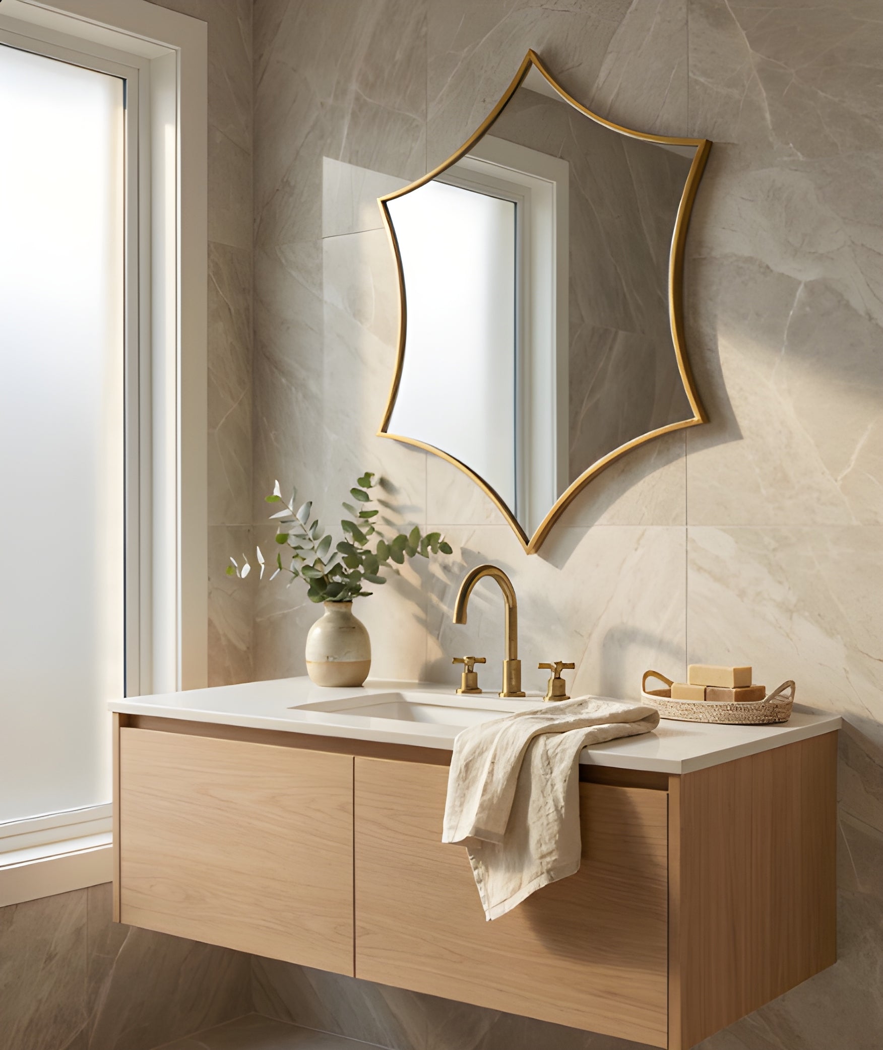 Modern Gothic Arch Wall Mirror (MM019)