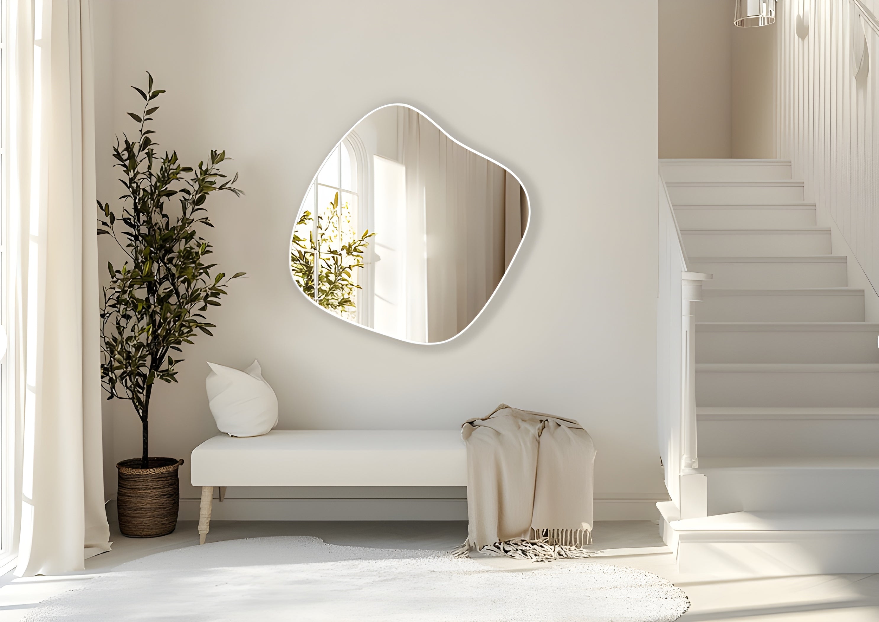 Modern Irregular Accent Mirror (MM034)
