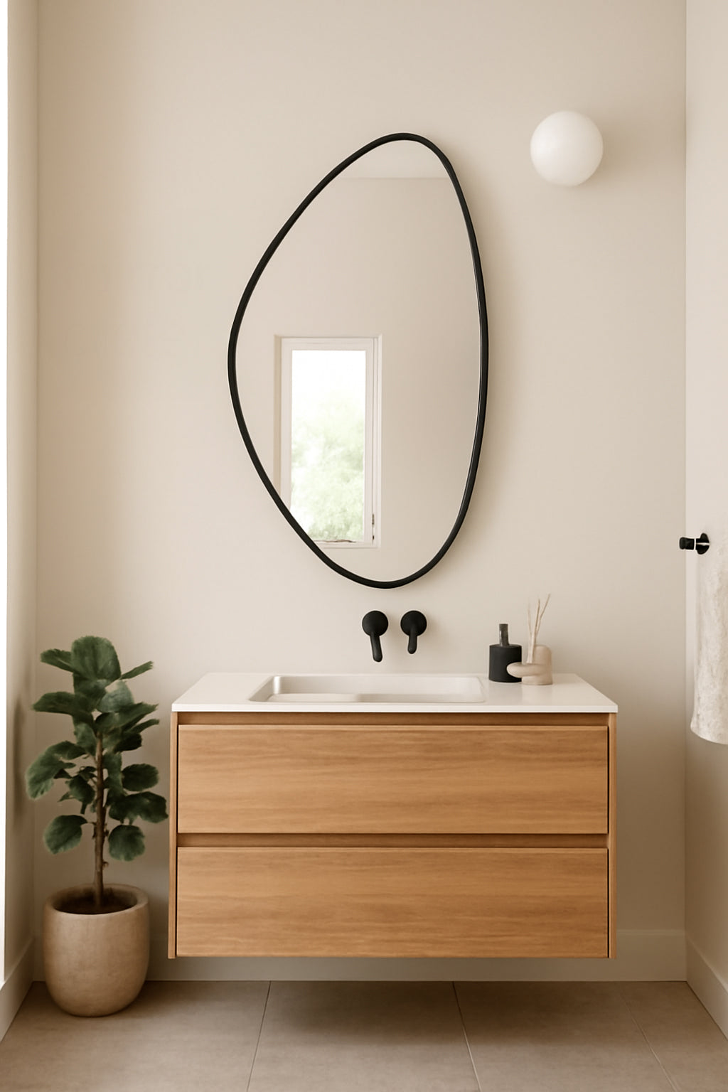 Asymmetrical Mirror MM005