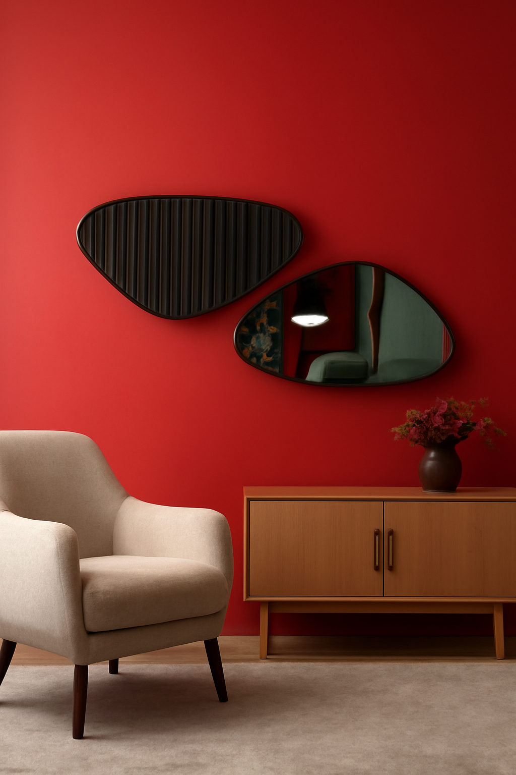 Asymmetrical Mirror MM005