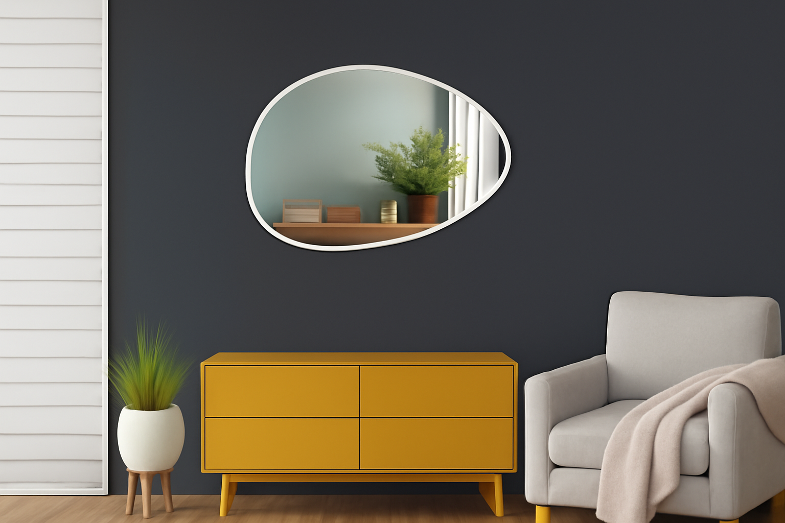 Asymmetrical Mirror MM006