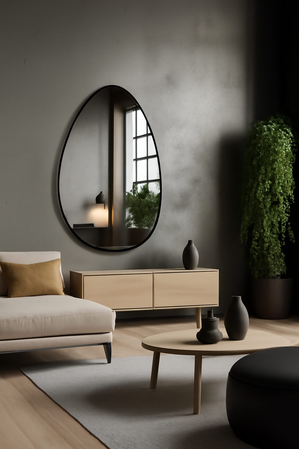 Asymmetrical Mirror MM006