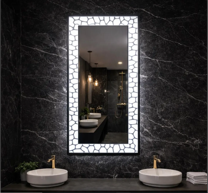 Mosaic Luxe LED Mirror (LM009)