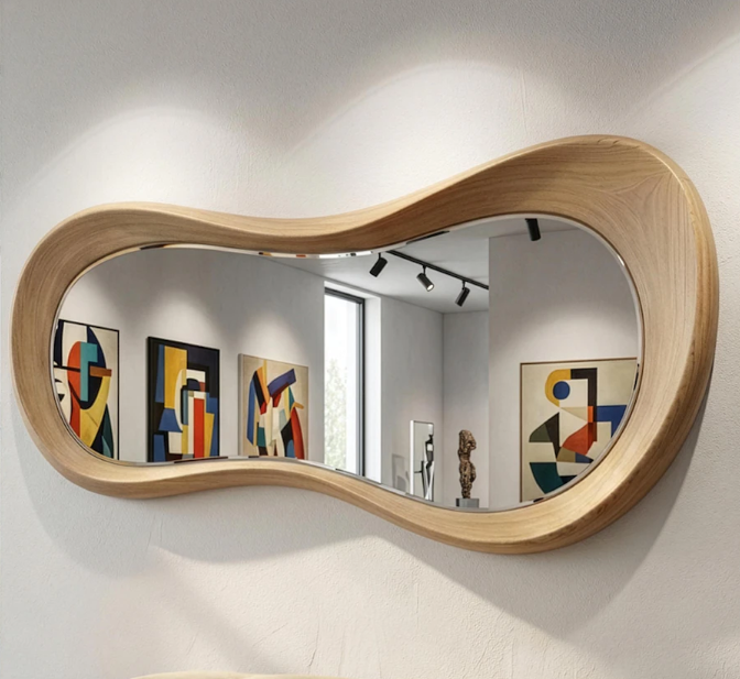Organic Wave Full-Length Mirror (BF004)