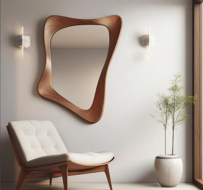 Custom Organic Wall Mirror (BF010)