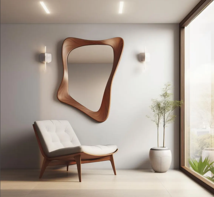 Custom Organic Wall Mirror (BF010)