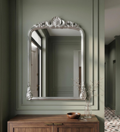 Baroque Arched Wall Mirror (BM008)