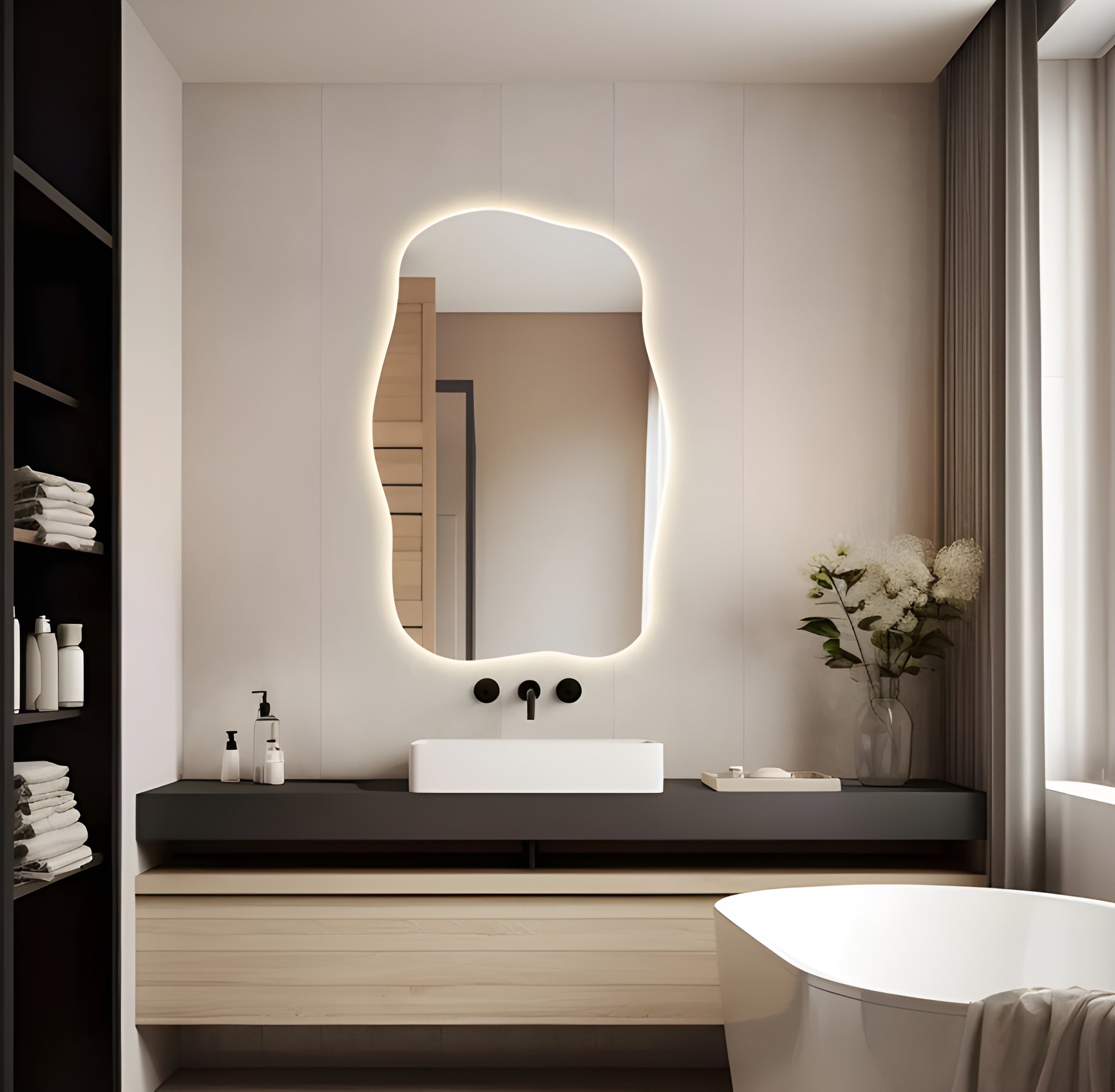 Modern Backlit Vanity Mirror (BL005)