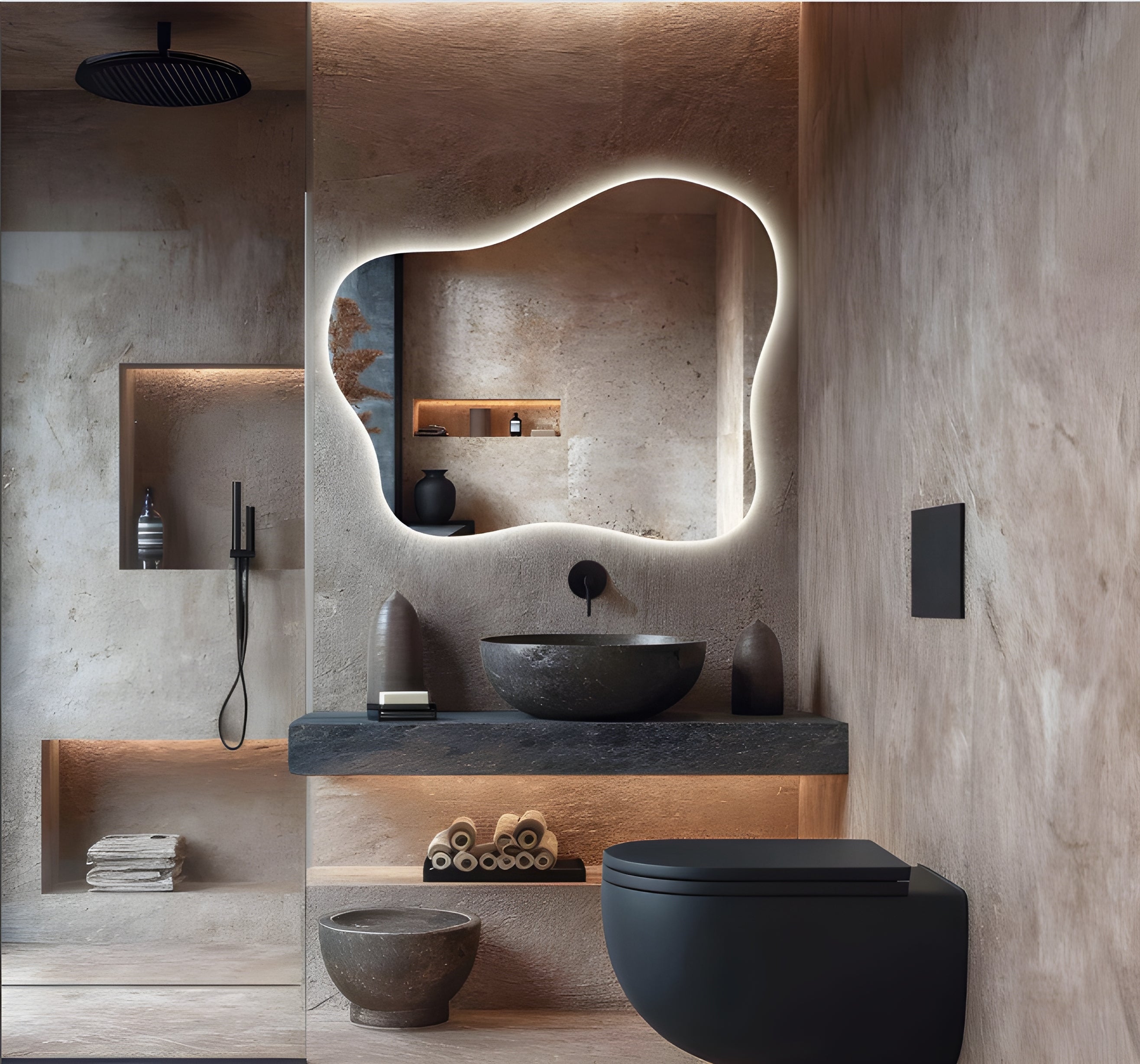 Wall-Mounted Backlit Vanity Mirror (BL006)