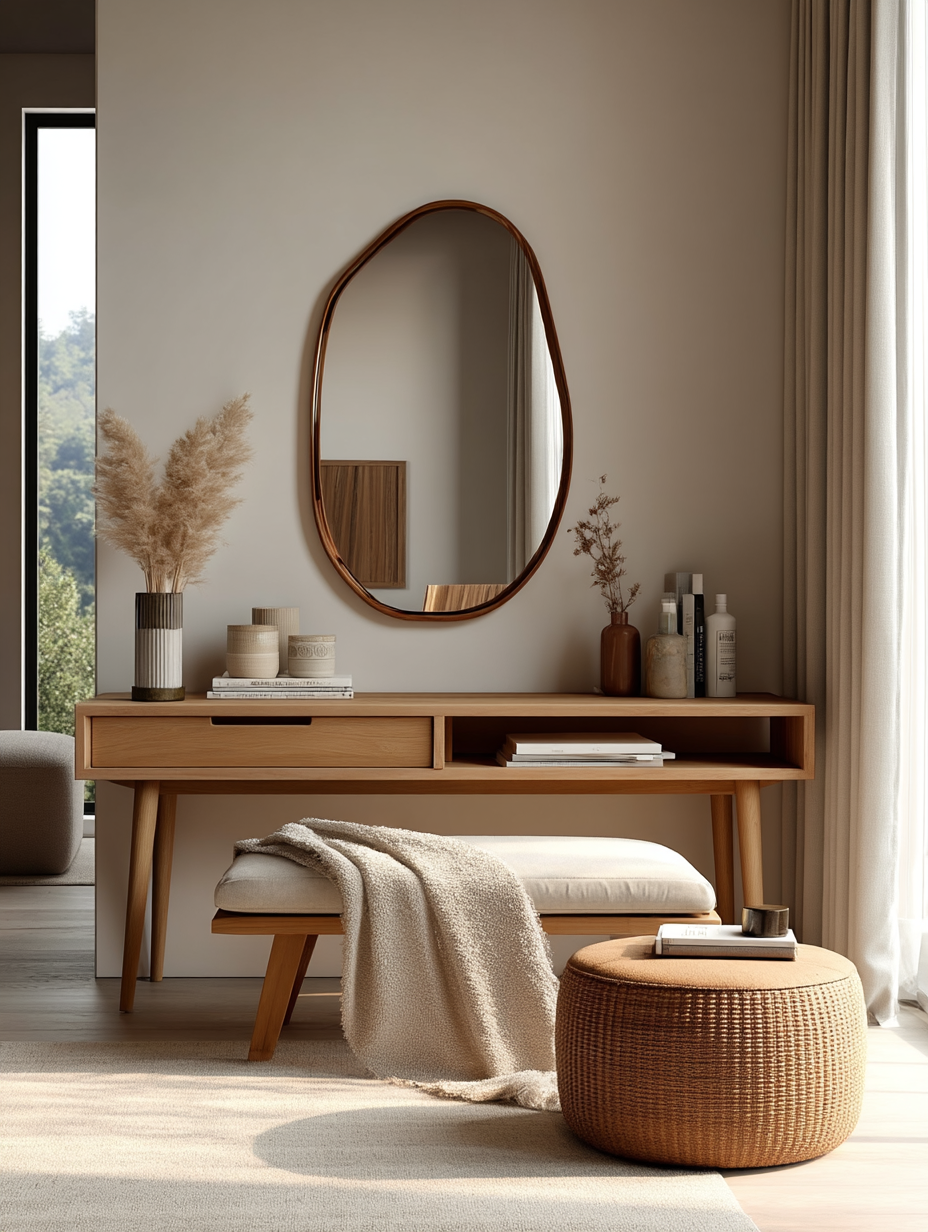 Asymmetrical pond Mirror MM002