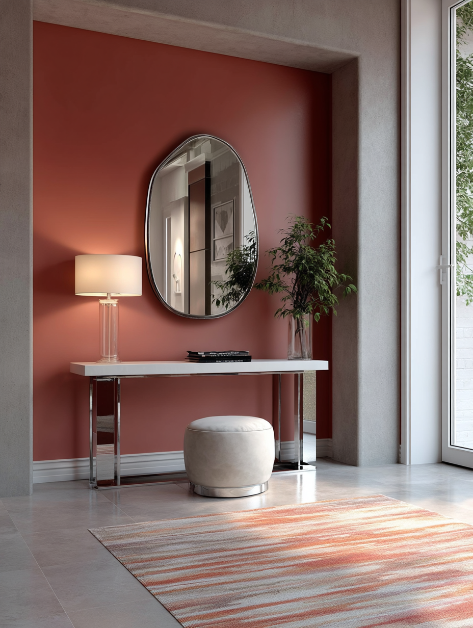 Asymmetrical pond Mirror MM002