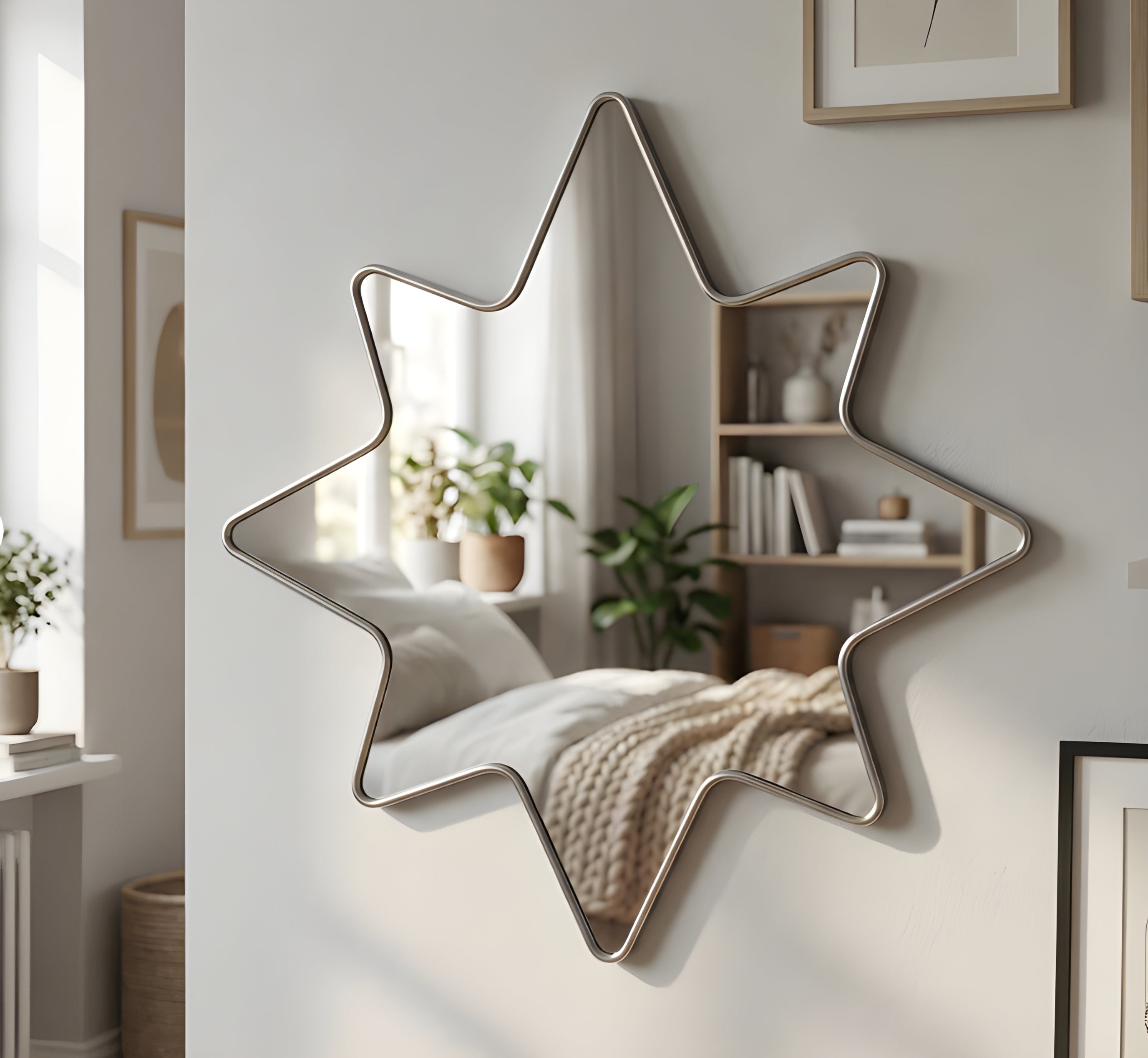 Modern Starburst Wall Mirror (MM020)