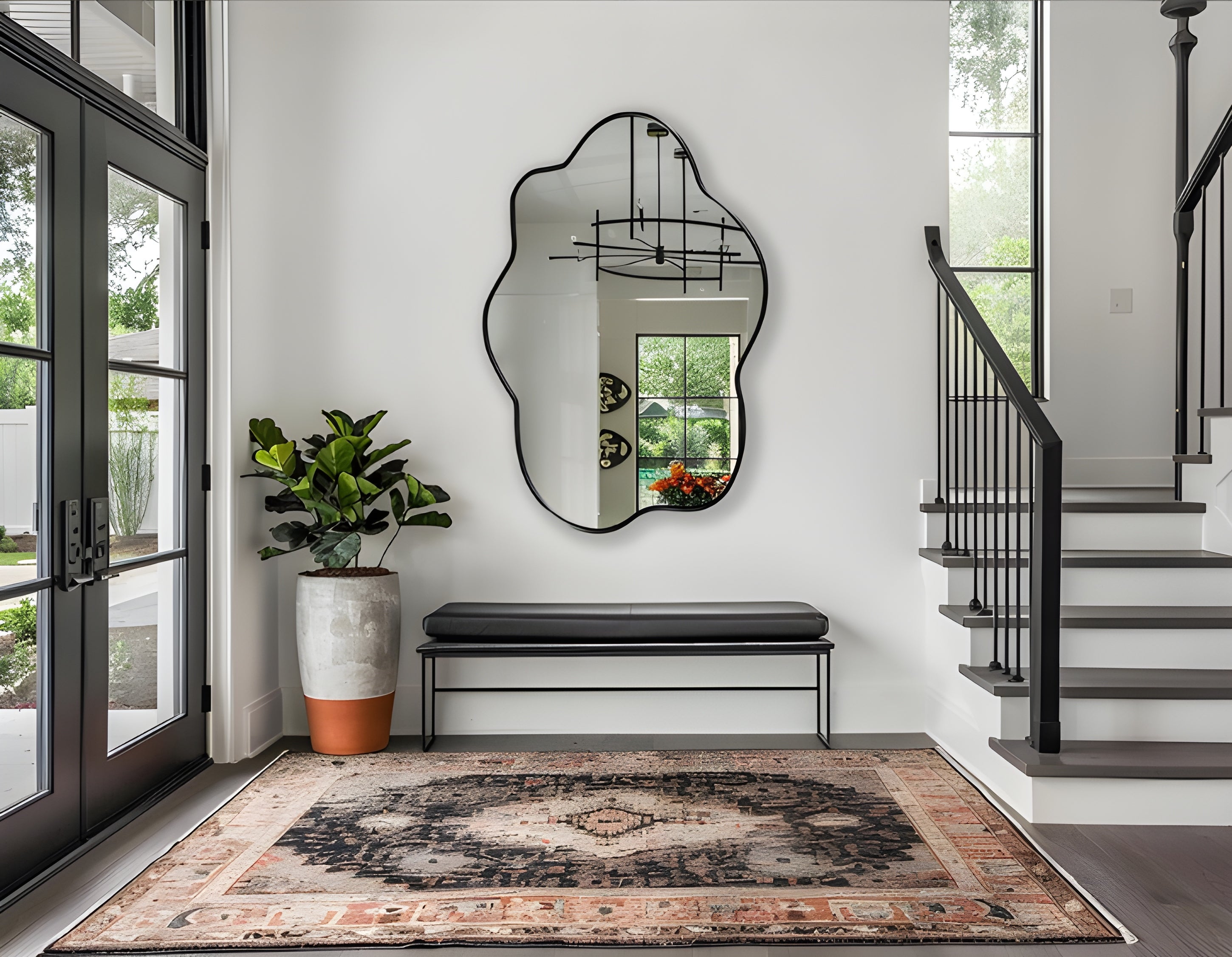 Organic Wave Wall Mirror (MM033)