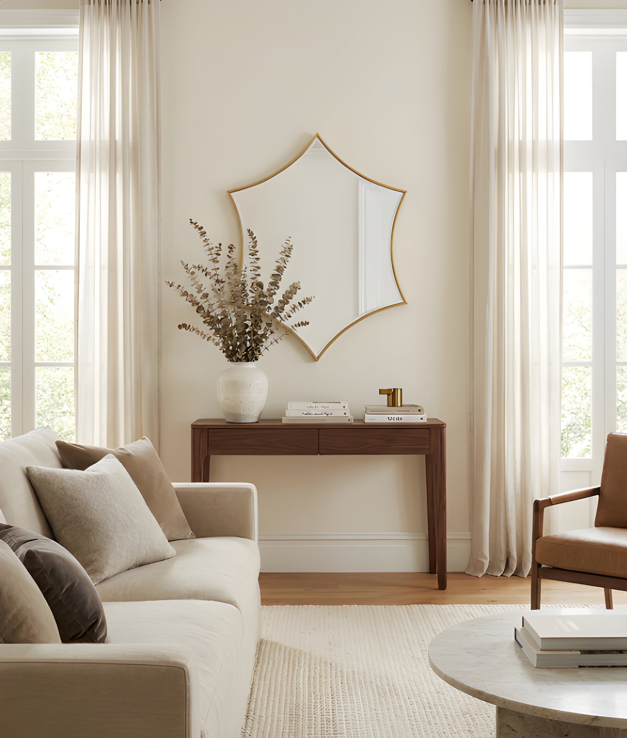 Modern Gothic Arch Wall Mirror (MM019)