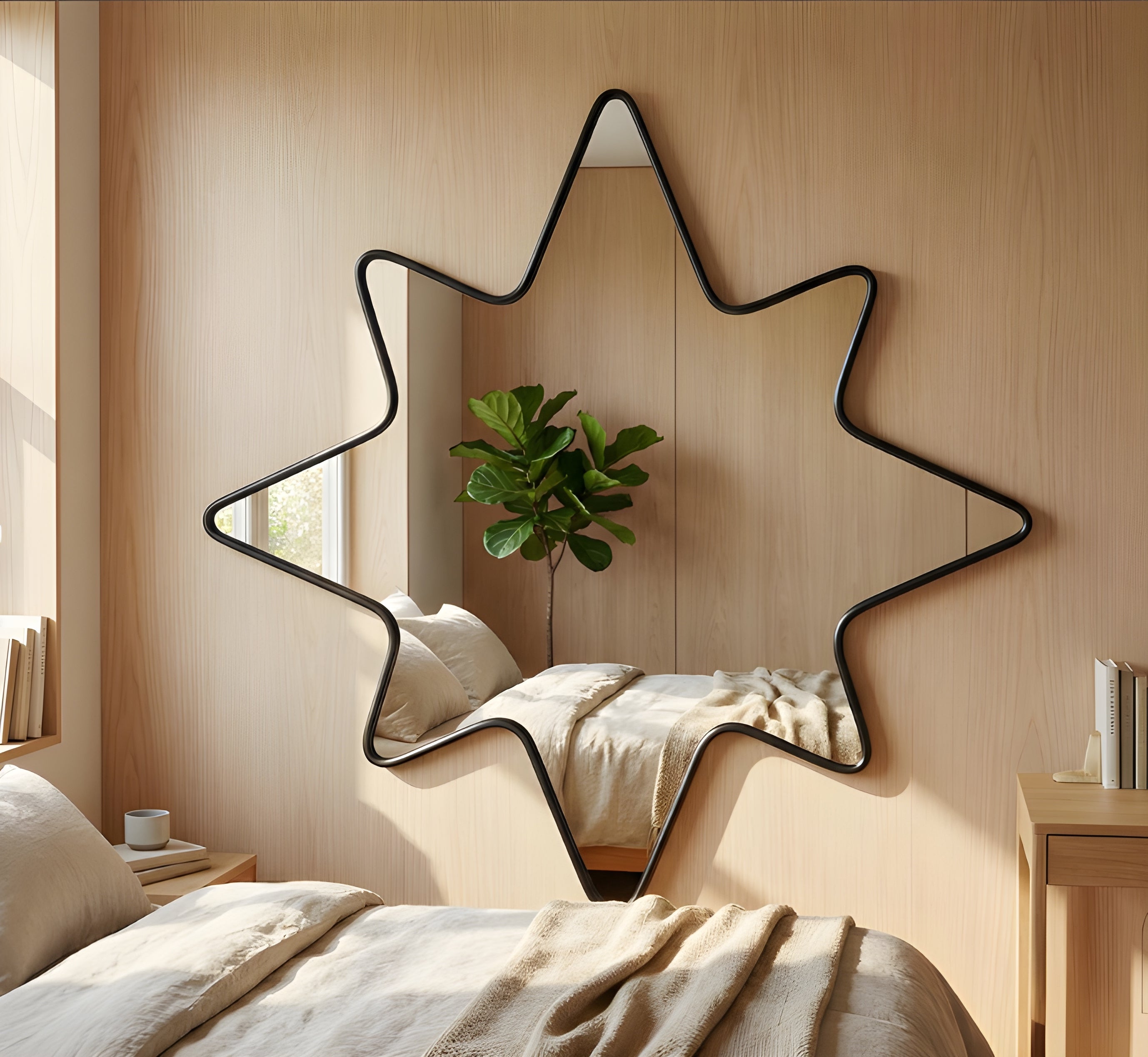 Modern Starburst Wall Mirror (MM020)