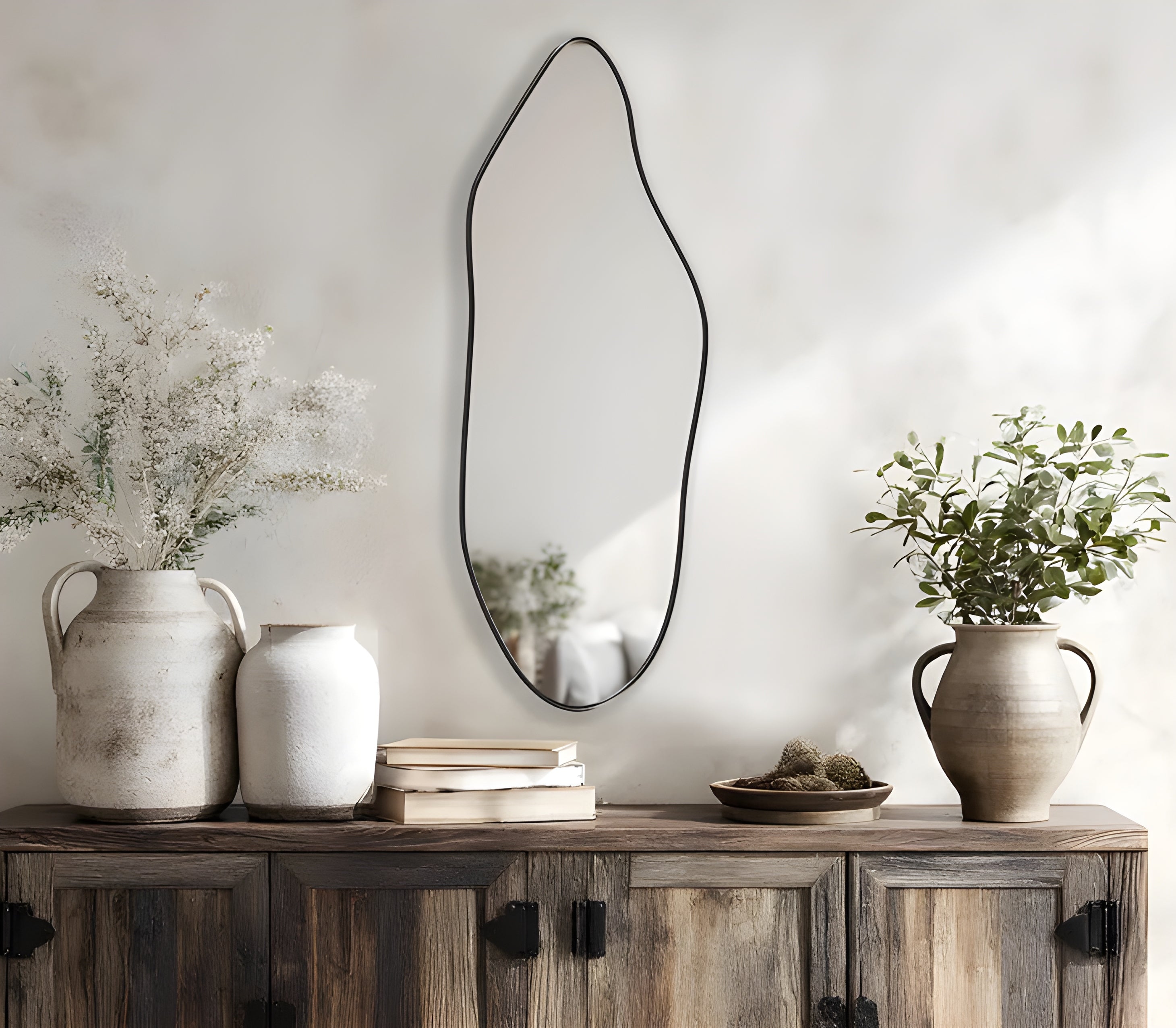 Modern Organic Irregular Wall Mirror (MM004)