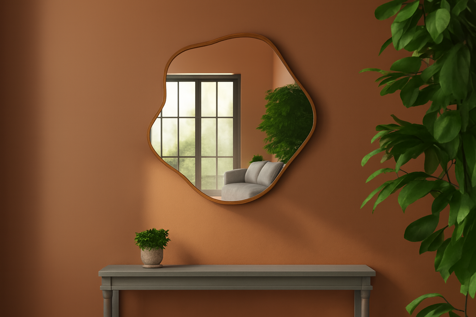 Asymmetrical Mirror MM007